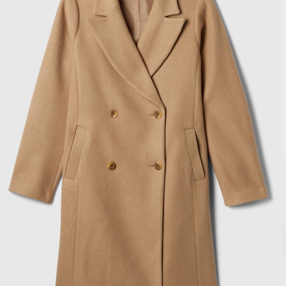 Brand New Beautiful Camel Long Topcoat - Picture 14 of 15